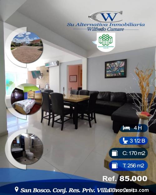 SE VENDE CASA CONJ. RES. PRIVADO VILLA BREMEN, CORO