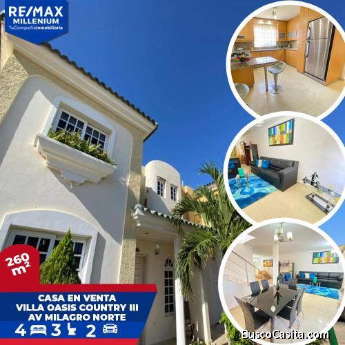 Casa en Venta VILLA Oasis Country III Zona Norte Maracaibo 260322 en