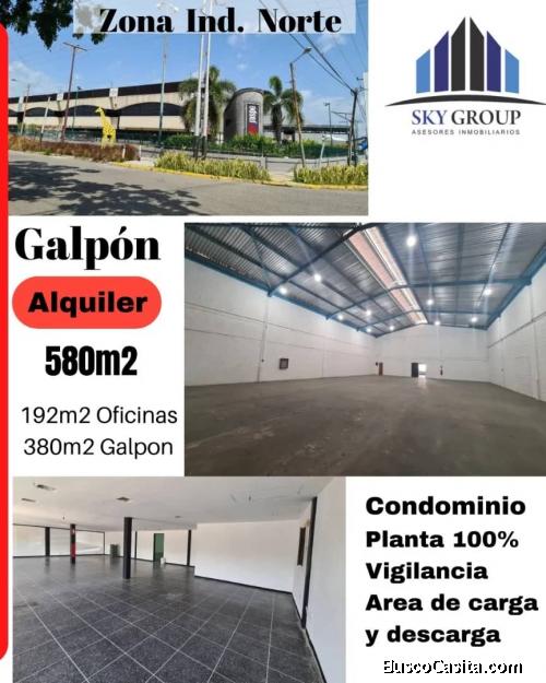 Galpón en la Zona Industrial Norte. Valencia. Carabobo