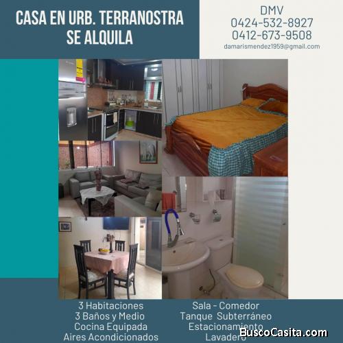 Se Alquila Casa en Terranostra