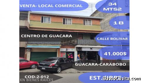  En venta Local en el Edificio  Comercial Residencial Orduña a pie de calle. Centro de Guacara 