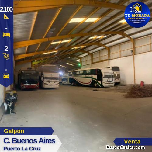 Galpon en venta calle Buenos Aires (Puerto la Cruz)