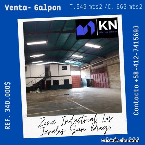 Venta- Galpon Zona Industrial Los Jarales San Diego Carabobo-Venezuela 