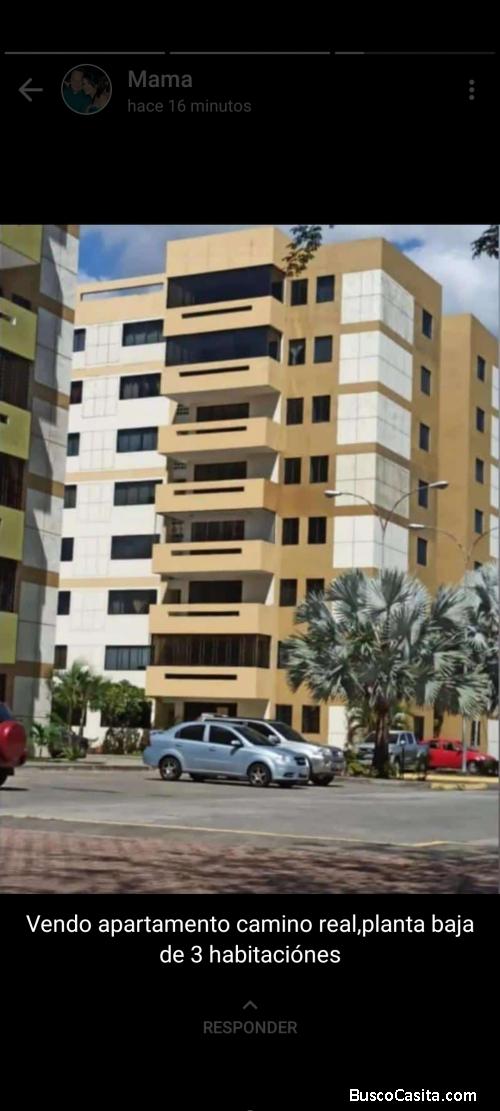 Apartamento en excelente URB camino real, Planta baja, obra blanca
