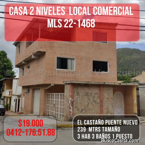 Casa Local Comercial Maracay el Castaño 22-1468 