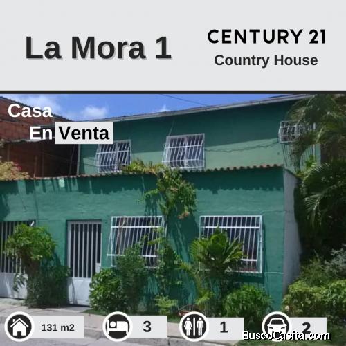 Bella Amplia y Comoda Casa de dos niveles en Urbanizacion la Mora sector 1 