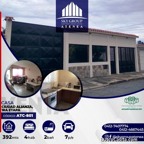 Vendo Casa en Ciudad Alianza, 1era etapa +58 4124922225