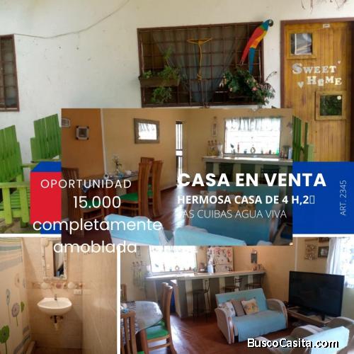 Hermosa casa de dos plantas en venta 
