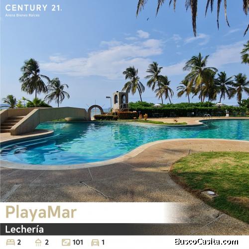 EN VENTA  APARTAMENTO EN LECHERIA, CONJUTNO RESIDECNCIAL PLAYA MAR