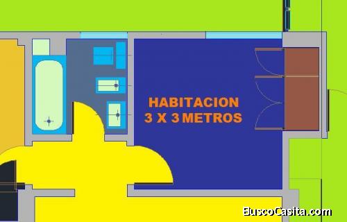 HABITACIONES EN ALQUILER CARACAS PARA DAMAS,  EN APARTAMENTO, URB. LA FLORIDA-CARACAS