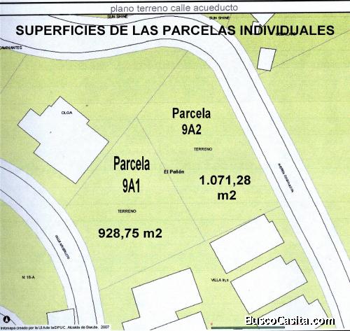 2 PARCELAS DE TERRENO EN EL PEÑÓN  (Municipio Baruta - Caracas)