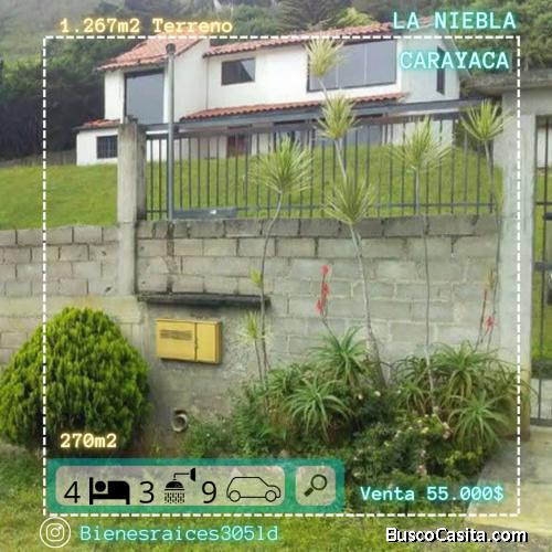 Casa en venta en La Niebla Carayaca 270m2( El Junquito)