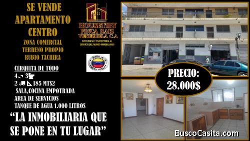 VENDO APARTAMENTO CON EXCELNTE UBICACION CENTRO DE RUBIO TACHIRA