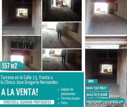 TERRENO CALLE 15 FRENTE A LA CLINICA JOSE GREGORIO HERNANDEZ