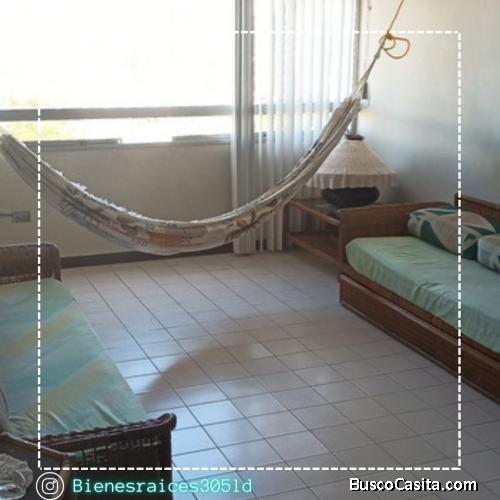 Vendo apto en Los Corales de 52m2 (Amoblado)