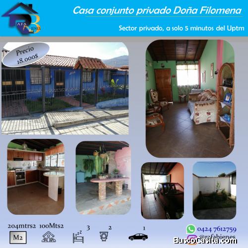 Rafabienes vende hermosa casa en conjunto PRIVADO Ejido