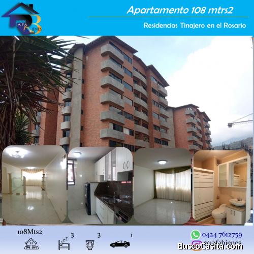 RAFABIENES VENDE APARTAMENTO CERO DETALLES EN EL ROSARIO 108 mtrs