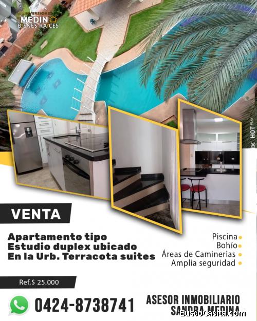 Alquiler Apartamento tipo estudio duplex Urb Terracota Suites en El Tigre - Anzoátegui 