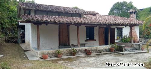CASA TIPO CABAÑA 3.000 MTRS DE TERRENO HACIENDA Y VEGA VIA LA MUCUY