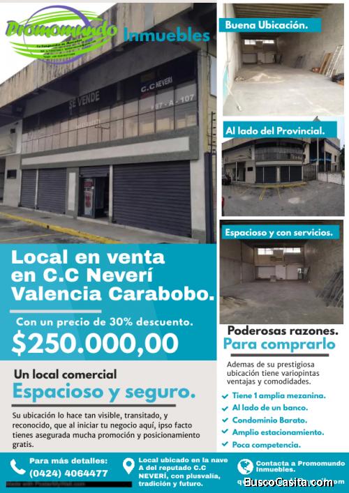 Locales en venta Valencia Carabobo: Local Barato, Local en Oferta, Local en remate, local económico.