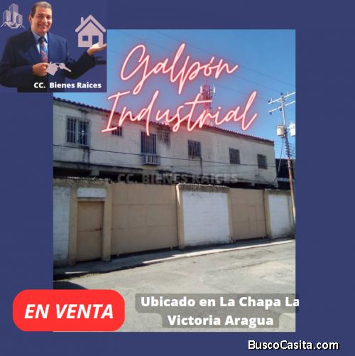 Galpón de dos naves ubicado en Chapa La Victoria Aragua.
