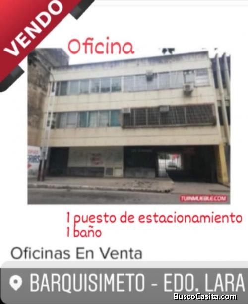 Oficina 42 mts2, 1 baño, 1puesto de estacionamiento Barquisimeto 