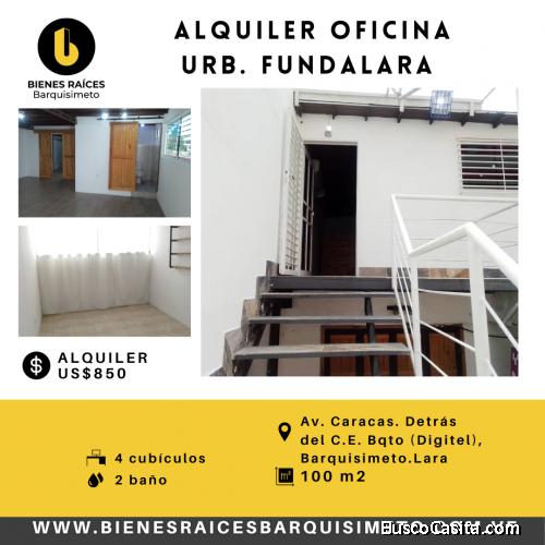 Alquiler Oficina Urb. Fundalara
