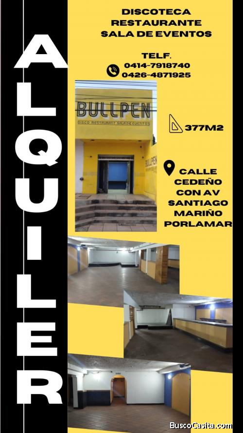 SE AQLUILA DISCOTECA RESTAURANTE SALA DE EVENTOS