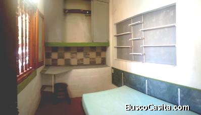 HABITACIÓN SENCILLA, CON SERVICIOS BÁSICOS y ACCESO INDEPENDIENTE, EN ANEXO PARA 1 PERSONA.