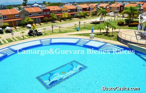 TOWNHOUSE SOBRE EL MUELLE EN PUERTO ENCANTADO PUEBLO VIEJO II HIGUEROTE   