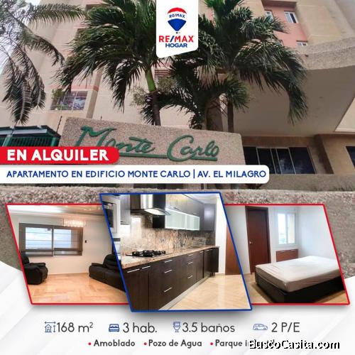 apartamento alquiler maracaibo monte carlo el milagro 280623