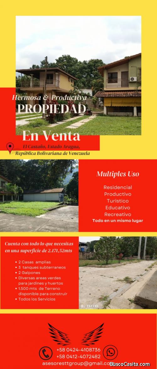 EN VENTA  PROPIEDAD CON MÚLTIPLES USOS