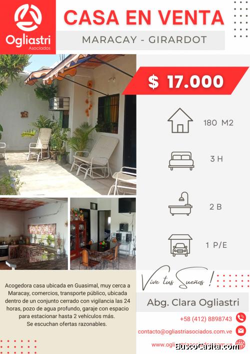 CASA EN VENTA MARACAY