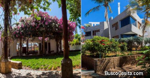 Hotel de playa en la isla de Margarita.