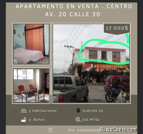 Apartamento en venta centro de Barquisimeto. Ubicación comercial estratégica 