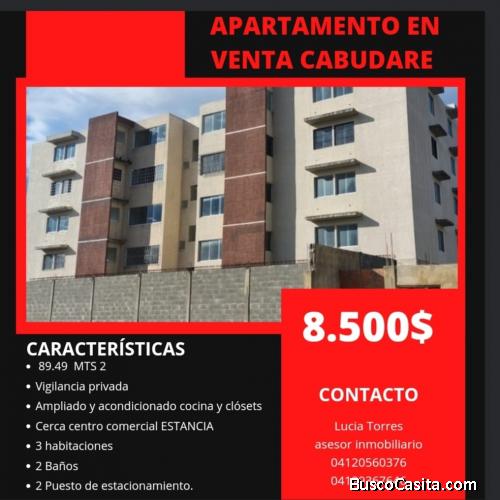 8500$ Apartamento en Venta cabudare. Cerca. Centro comercial la Estancia 