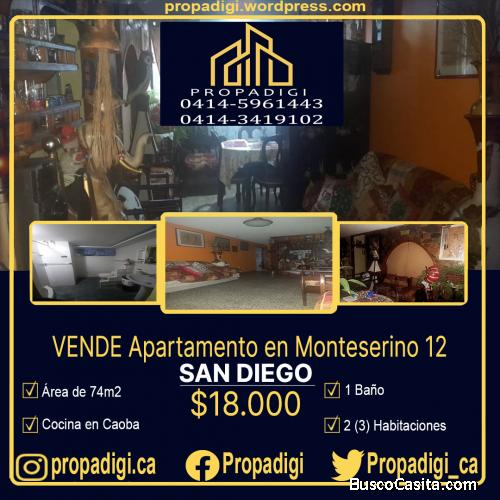 Apartamento en Monteserino 12 , San Diego, Carabobo