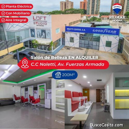 Salon de Belleza Alquiler Maracaibo C.C. Noletti Av. Fuerzas Armadas 291023