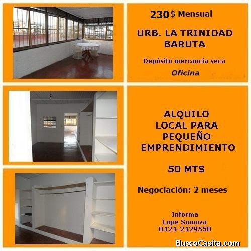 ALQUILO ANEXO SENCILLO URB. LA TRINIDAD BARUTA. CARACAS