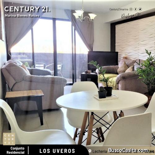 Alquiler en Residencia Los Uveros,  Lechería, de 93 mts²