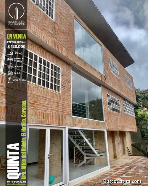 Quinta en Altos del Halcón, El Hatillo. 