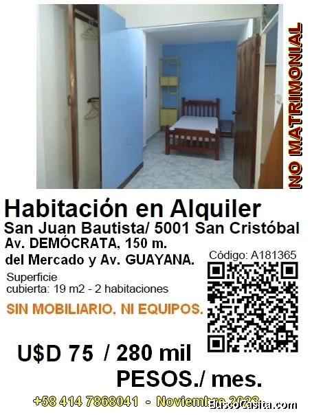 HABITACIÓN ESTUDIO DOBLE EN ANEXO INDEPENDIENTE, EXCLUSIVO.