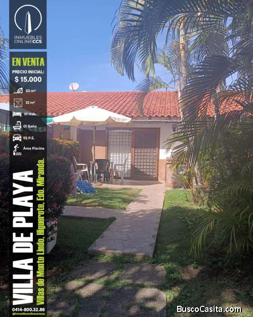 Casa vacacional en Higuerote