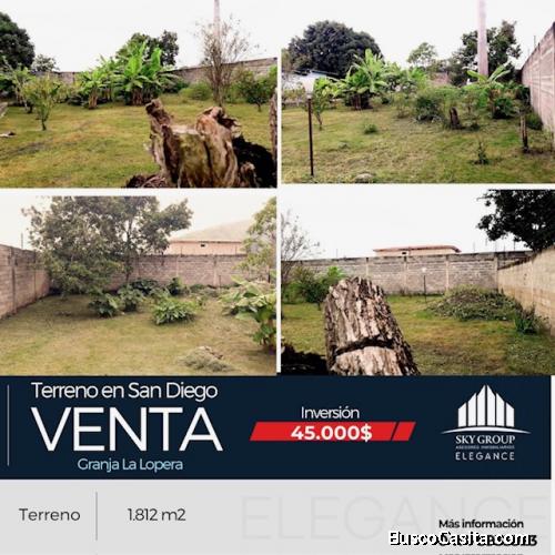 EN VENTA TERRENO CON BIENHECHURIAS EN LA URB. GRANJA LA LOPERA, SAN DIEGO, CARABOBO
