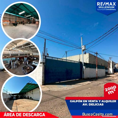 Galpón En Venta. Av. Delicias. Remax Millenium