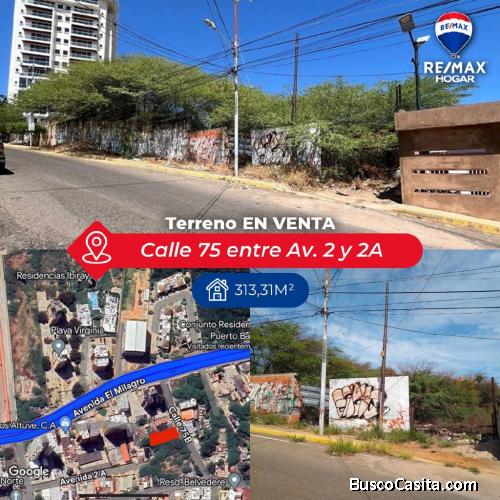 terreno venta maracaibo en  Calle 75  180924