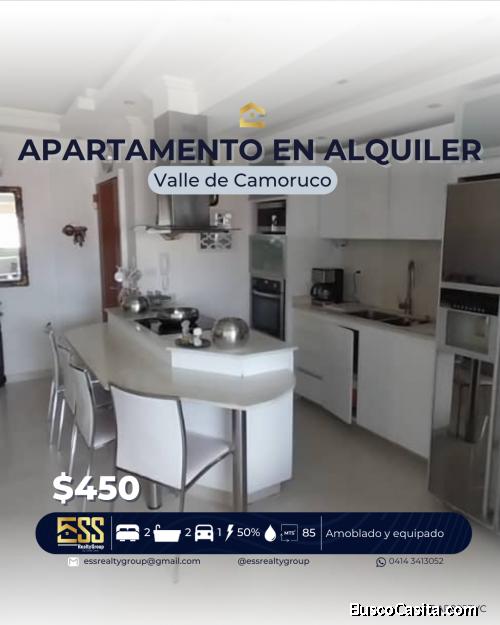 Apartamento en Alquiler en Valle de Camoruco