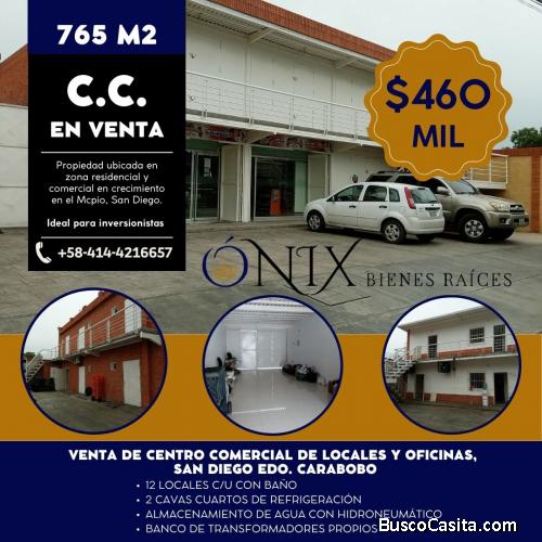 Venta de 12 Locales y Oficinas, San Diego Edo. Carabobo