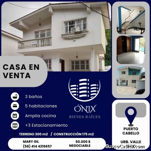 VENTA DE CASA-QUINTA URB. COLINAS DE VALLE SECO, RANCHO GRANDE PTO. CABELLO