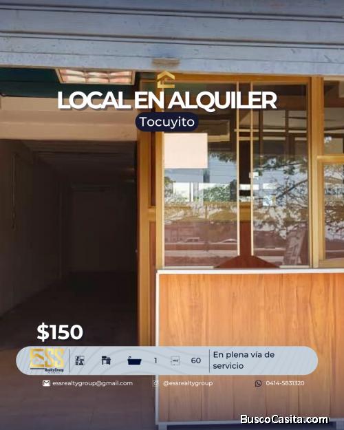 ¡Local en Alquiler en Tocuyito! 